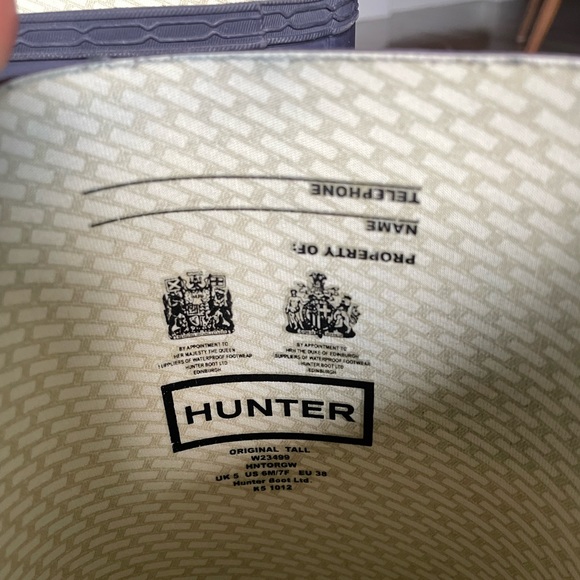 Hunter "original tall" rain boots - Picture 7 of 8